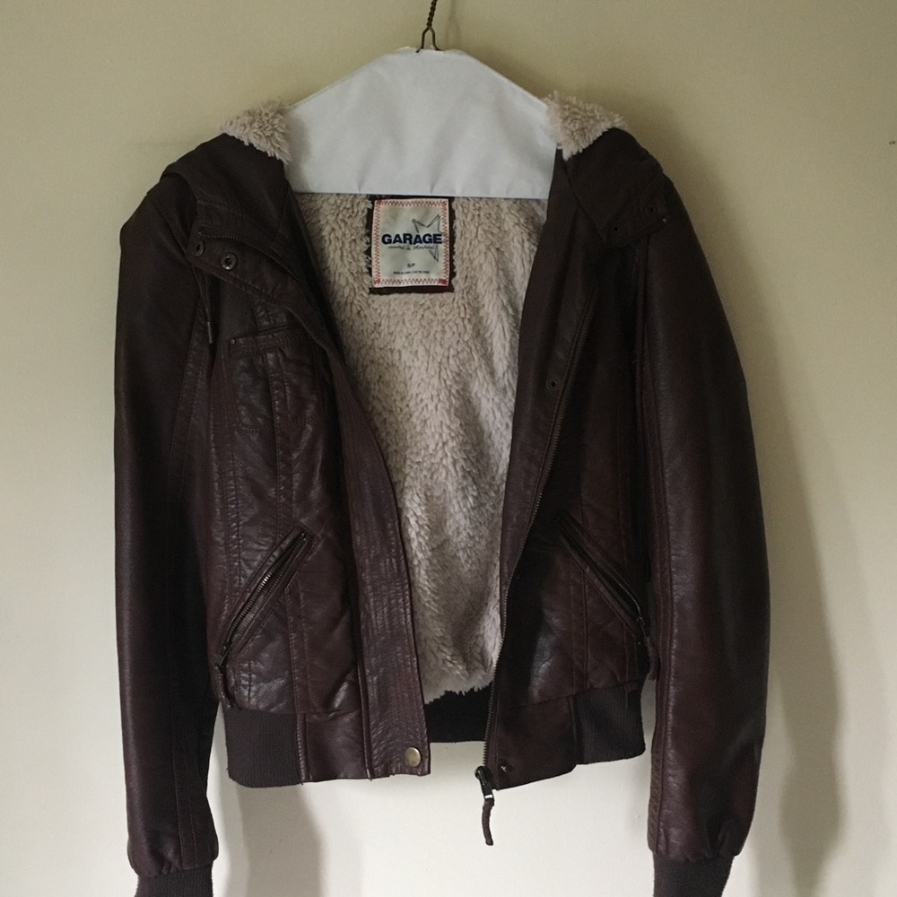 Garage leather jacket